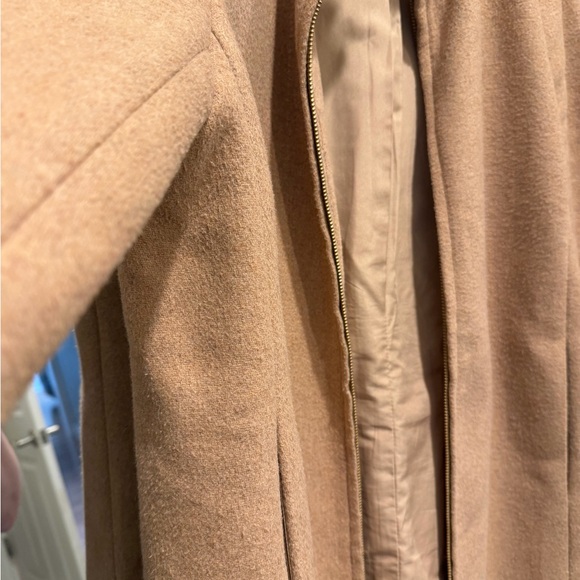 J. Crew Women's Camel Pea Coat 8 - Picture 7 of 11